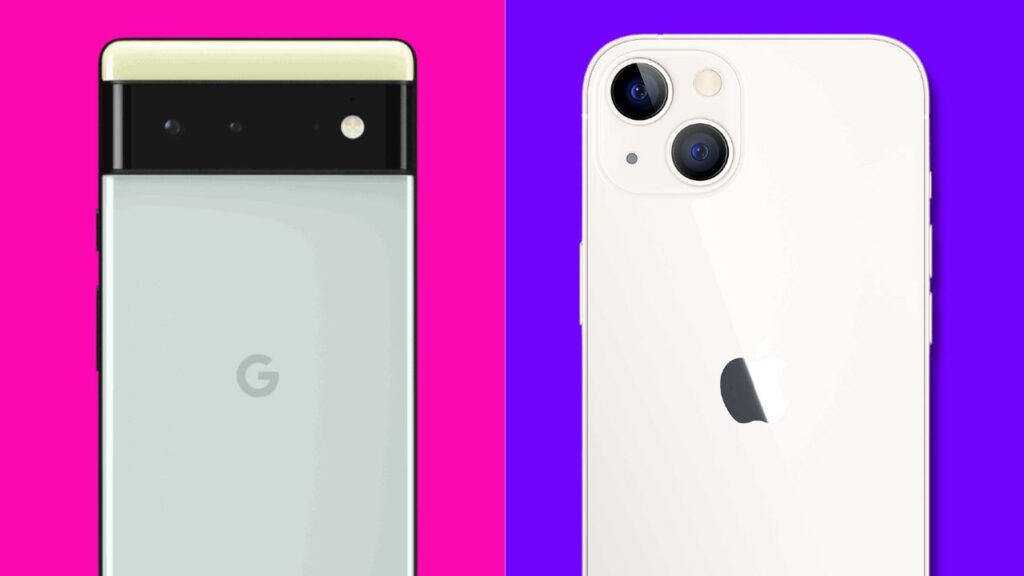 Pixel 6a vs. iPhone 13